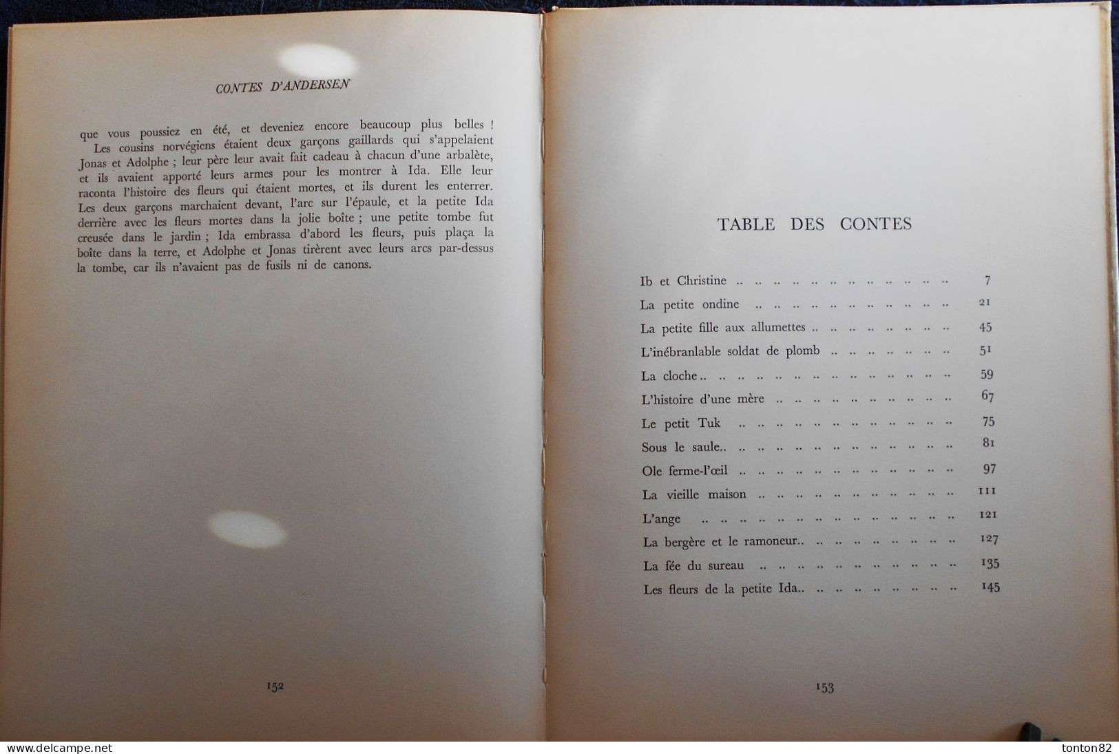 Adrienne Ségur - Contes d'Andersen - IB et Christine - Flammarion - ( 1959 ) .