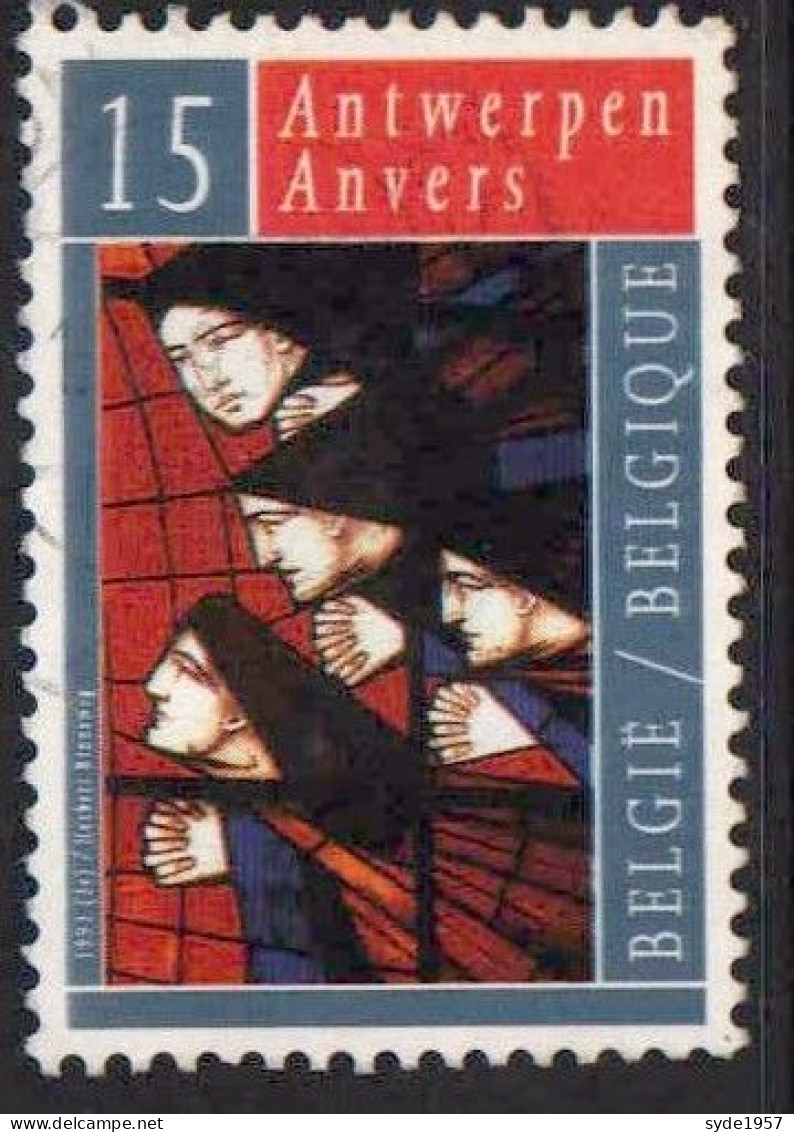 1993 COB 2495-2499 (complet) Anvers 1993, Capitale Culturelle De L'Europe - Used Stamps