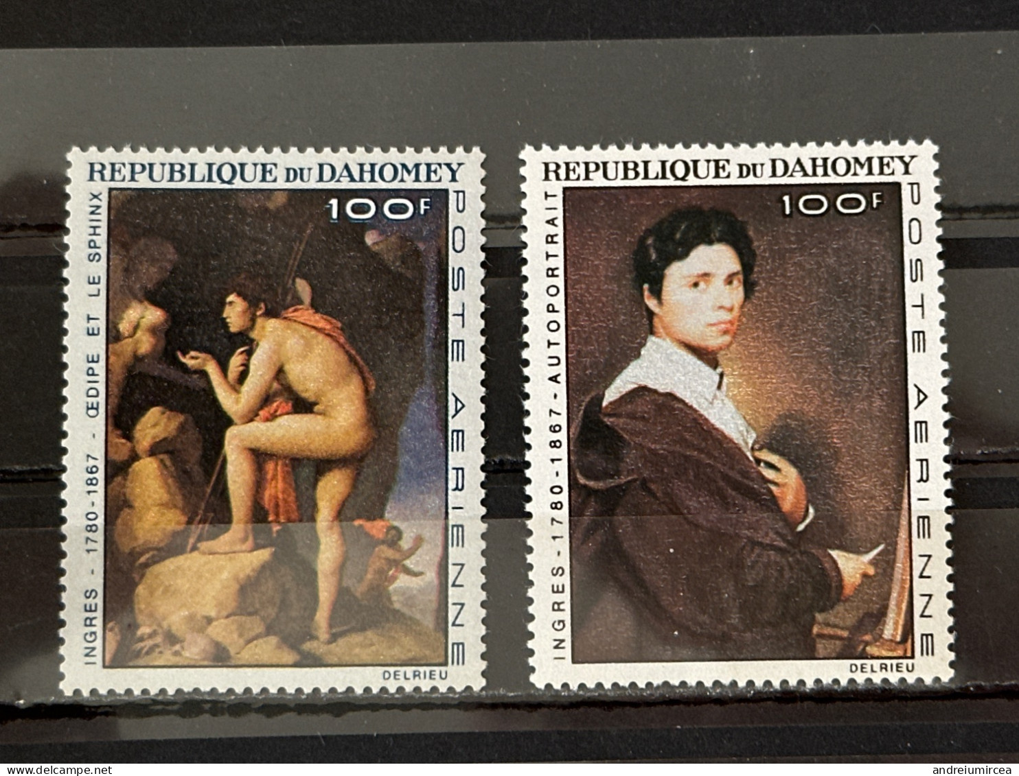 1967 Peintures Tableaux INGRES - Bénin – Dahomey (1960-...)