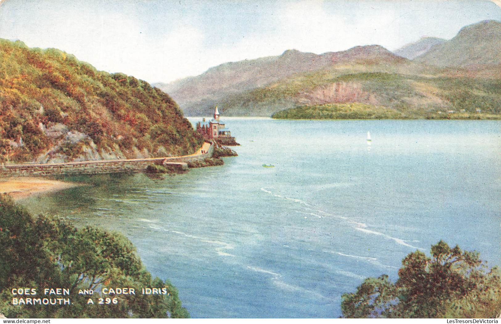 ROYAUME-UNI - Coes Faen And Cader Idris - Barmouth - A 296 - Vue Sur La Mer - Carte Postale Ancienne - Gwynedd