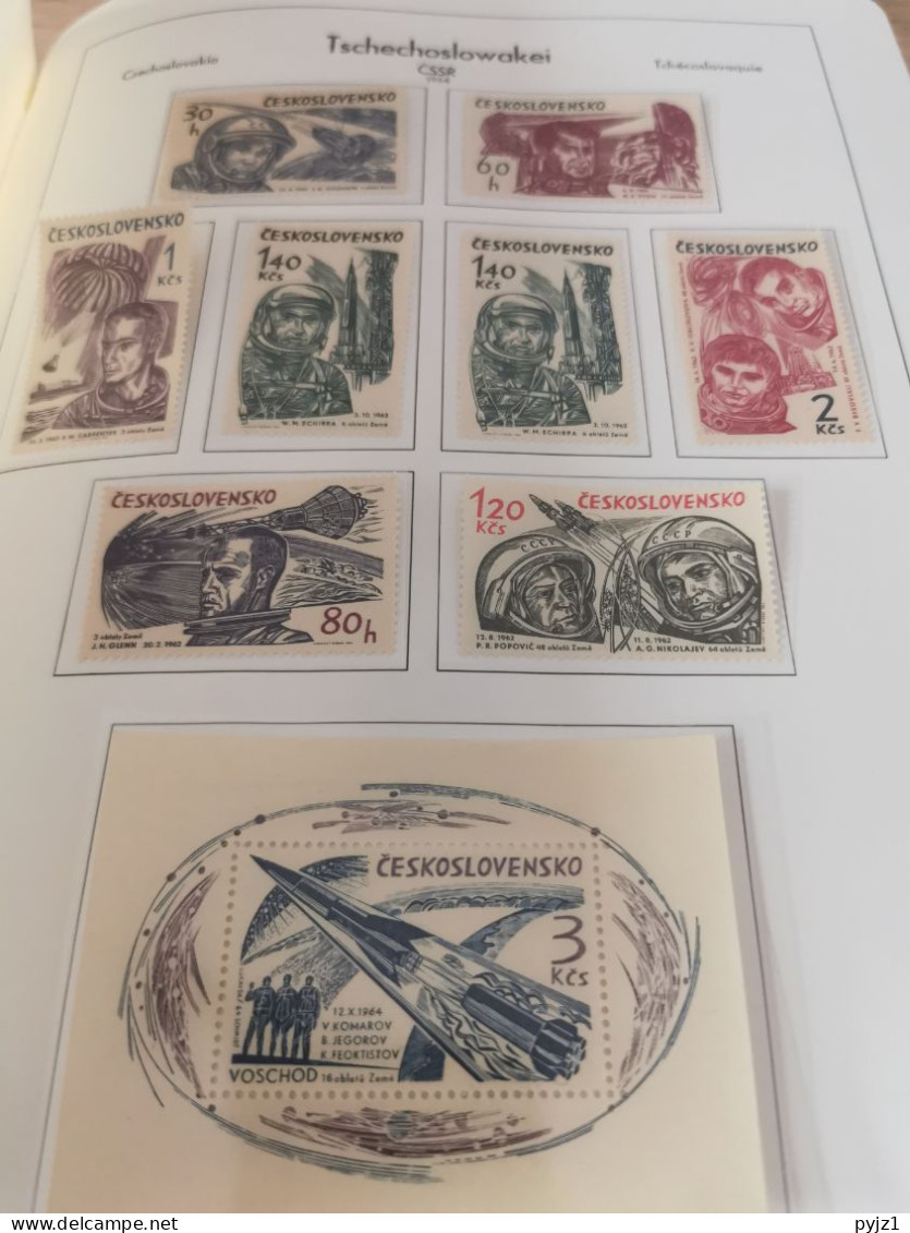 Czechoslovakia 1964-75 MNH In Leuchtturm Album - Collections (en Albums)