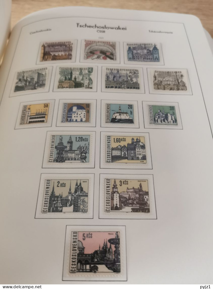 Czechoslovakia 1964-75 MNH in Leuchtturm album