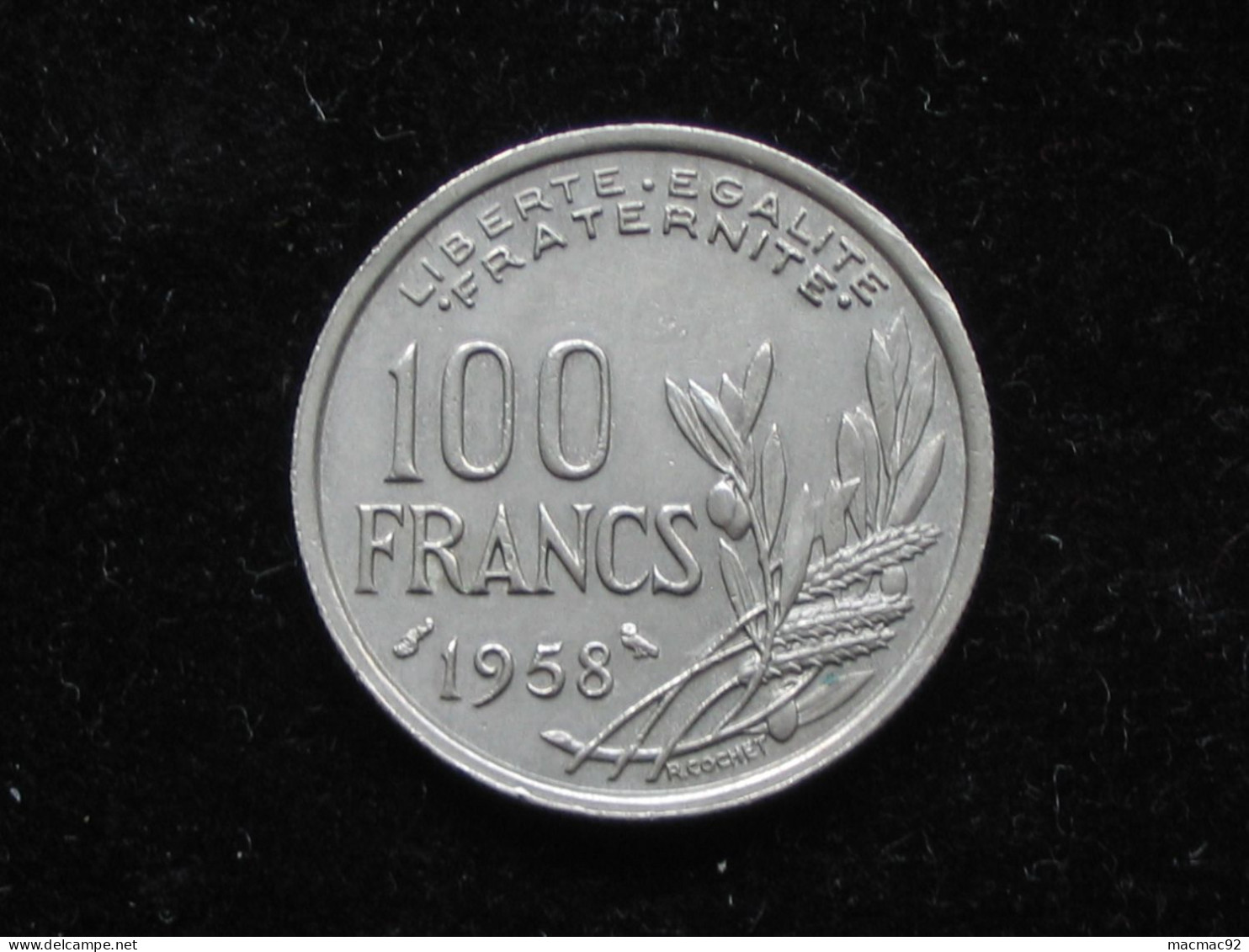 Assez Rare Monnaie - 100 Francs COCHET 1958 Chouette   **** EN ACHAT IMMEDIAT **** - 100 Francs