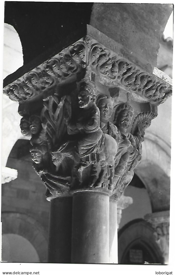 CATEDRAL, DETALLE DEL CLAUSTRO ROMANICO.-  TUDELA.- ( NAVARRA - ESPAÑA ) - Navarra (Pamplona)