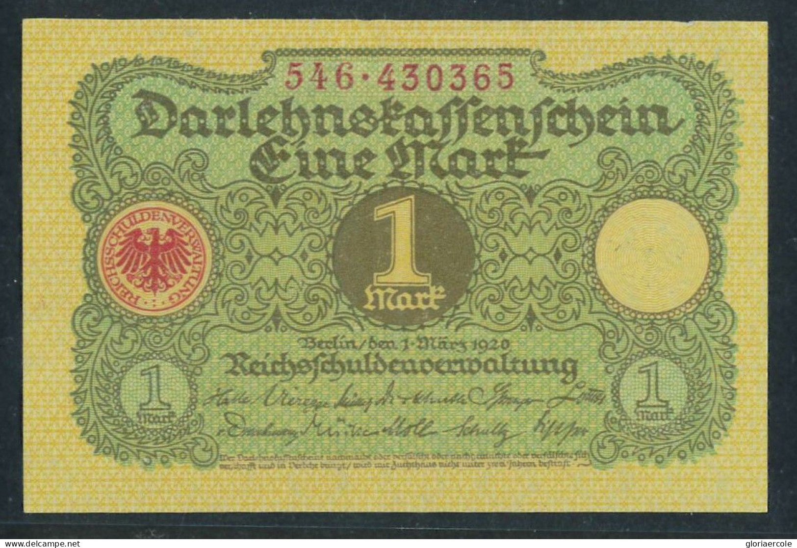 P2750 - GERMANY PAPER MONEY PICK CAT. NR. 58 UNCIRCULATED - Non Classés