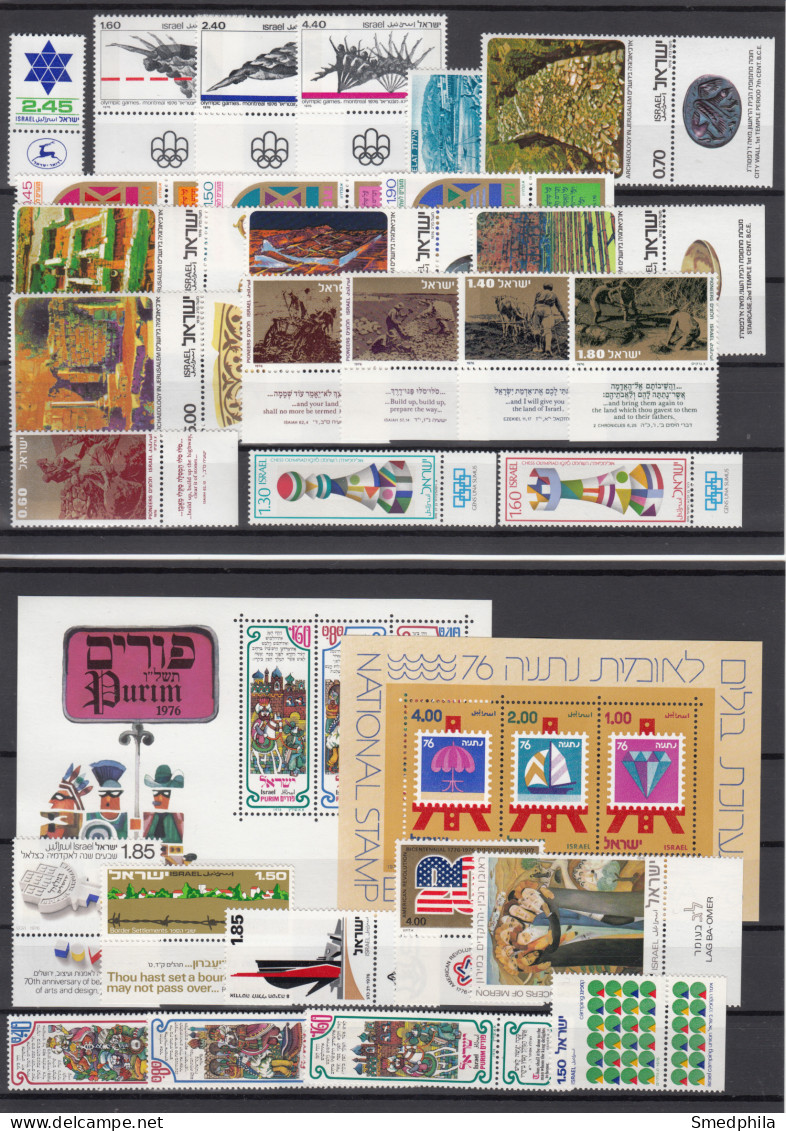 Israel 1976 - Full Year MNH ** - Komplette Jahrgänge