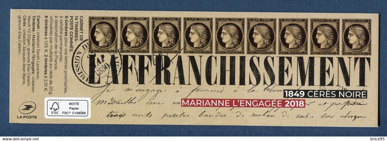 France - YT Carnet Nº BC 1526 ** - Neuf Sans Charnière - 2019 - Altri & Non Classificati