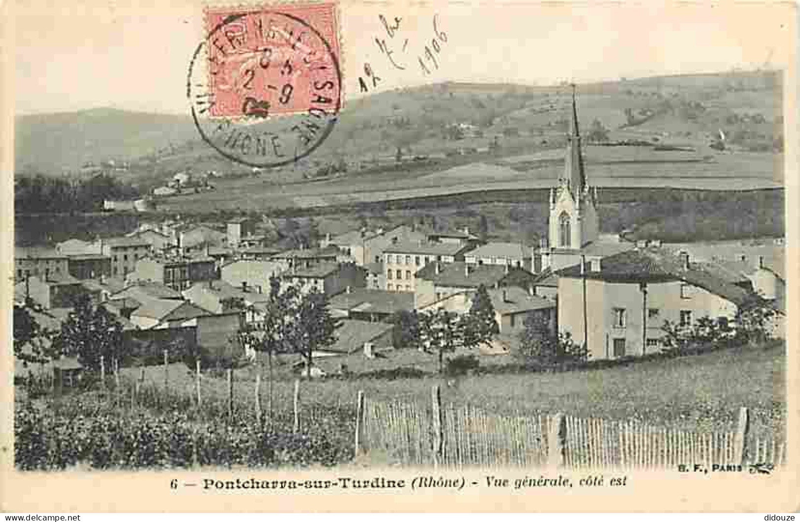 69 - Pontcharra Sur Turdine - Vue Générale Coté Est - CPA - Voir Scans Recto-Verso - Pontcharra-sur-Turdine