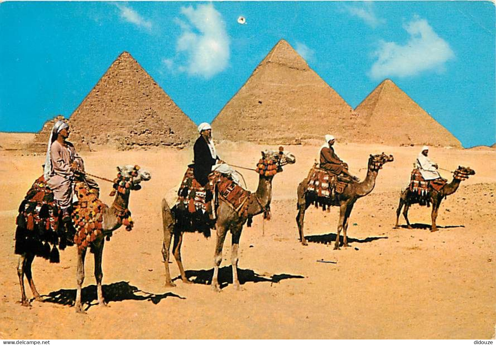 Egypte - Gizeh - Giza - Kheops, Khephren And Mykerinos Pyramids - Les Pyramides De Chèops, Chephren Et Mykerinos - Voir  - Gizeh