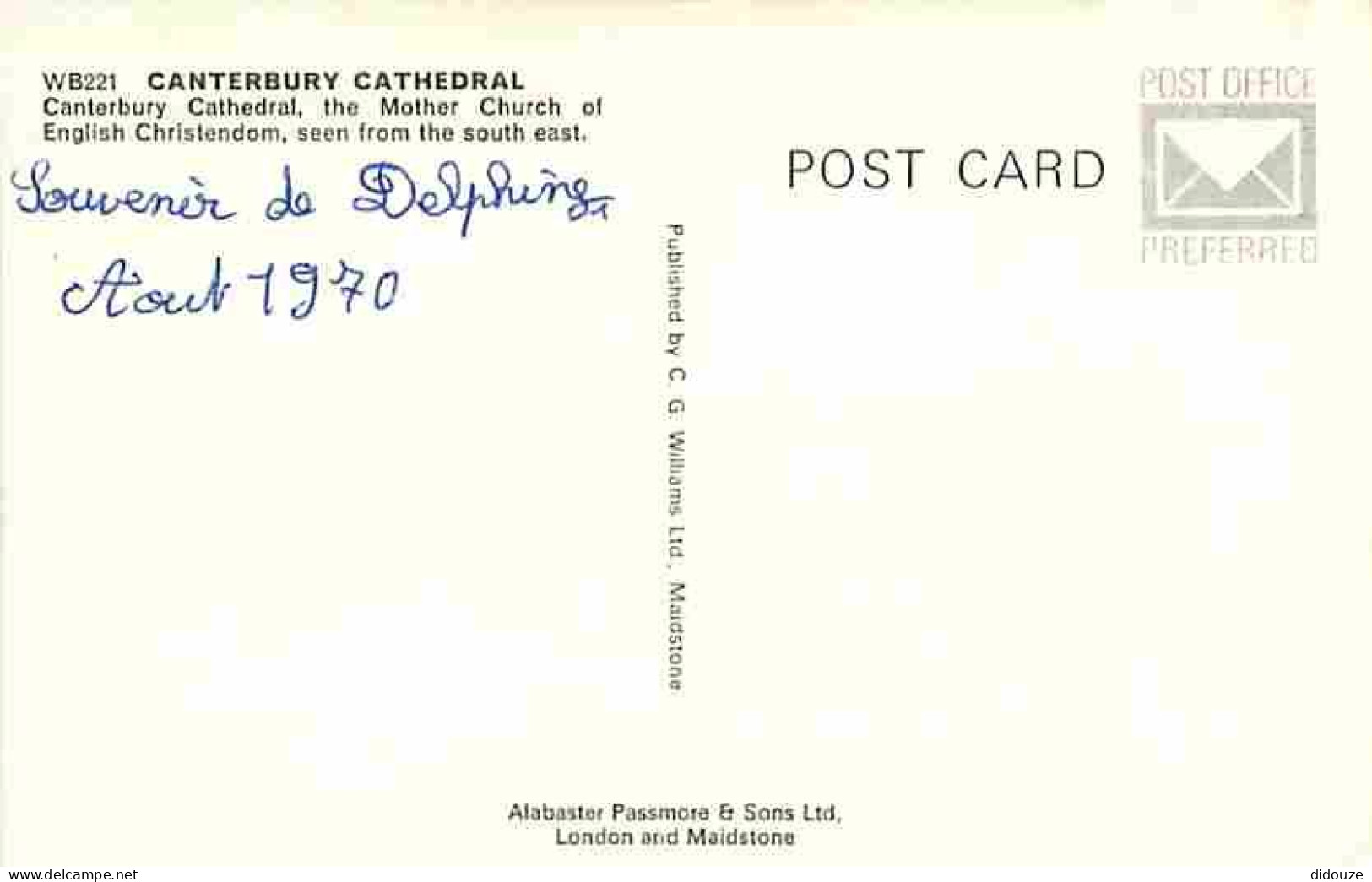 Royaume Uni - Canterbury - The Cathedral - CPM - UK - Voir Scans Recto-Verso - Canterbury