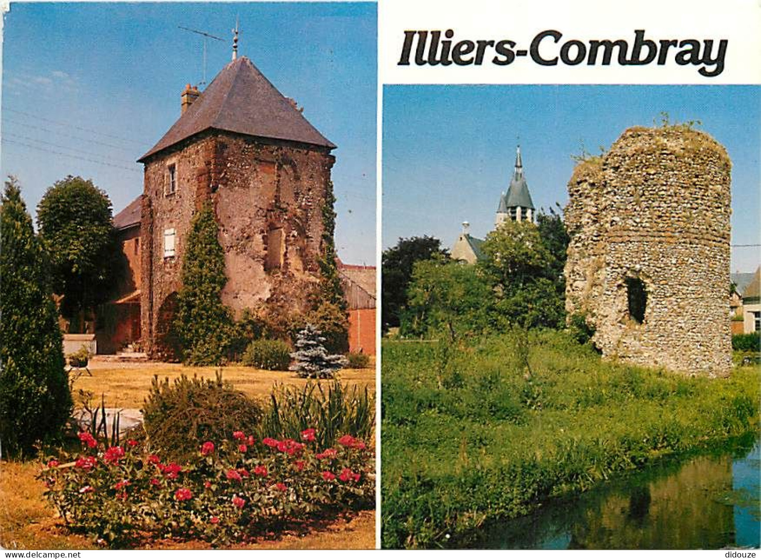 28 - Illiers-Combray - Le Vieux Château Et La Vieille Tour - Multivues - CPM - Voir Scans Recto-Verso - Illiers-Combray
