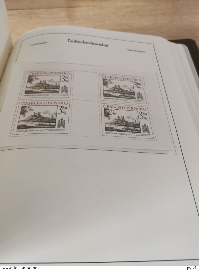 Czechoslovakia 1976-81 MNH in Leuchtturm album