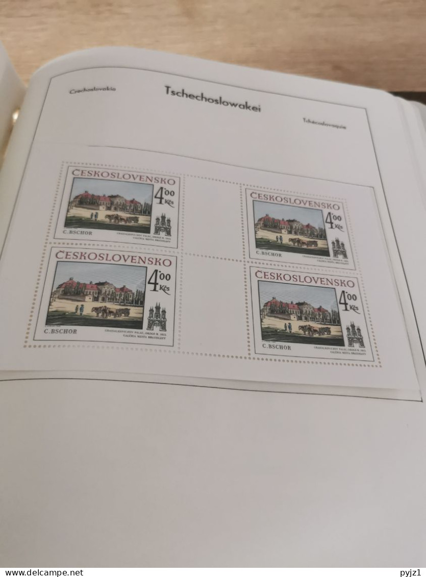 Czechoslovakia 1976-81 MNH in Leuchtturm album