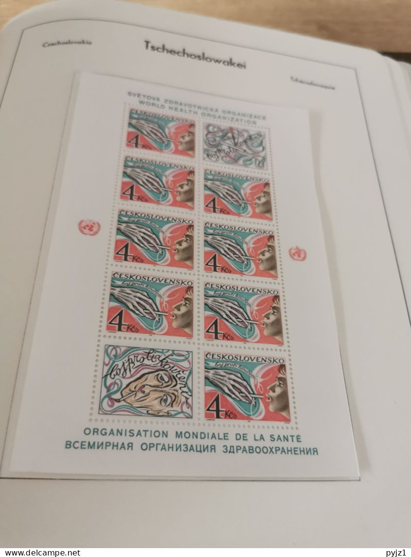 Czechoslovakia 1976-81 MNH in Leuchtturm album