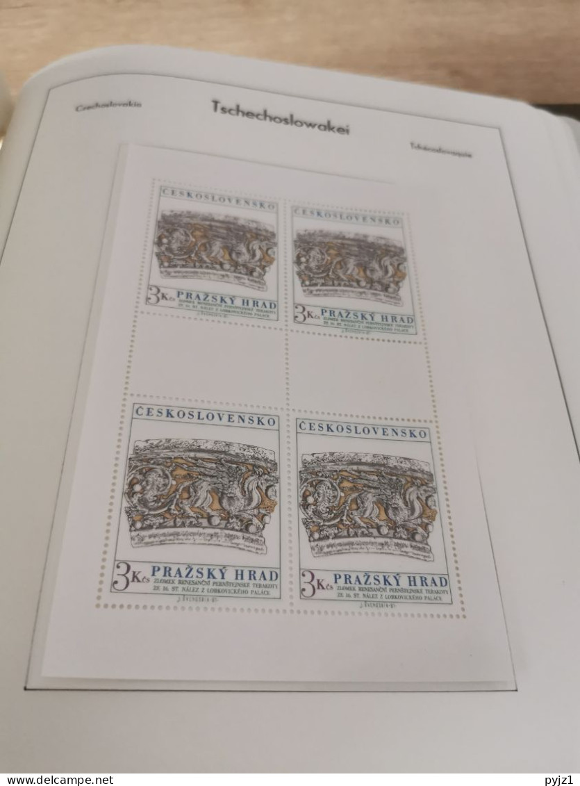 Czechoslovakia 1976-81 MNH in Leuchtturm album