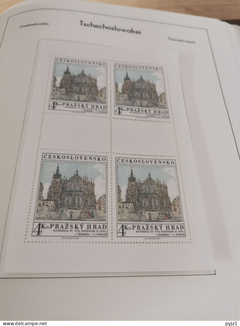 Czechoslovakia 1976-81 MNH in Leuchtturm album