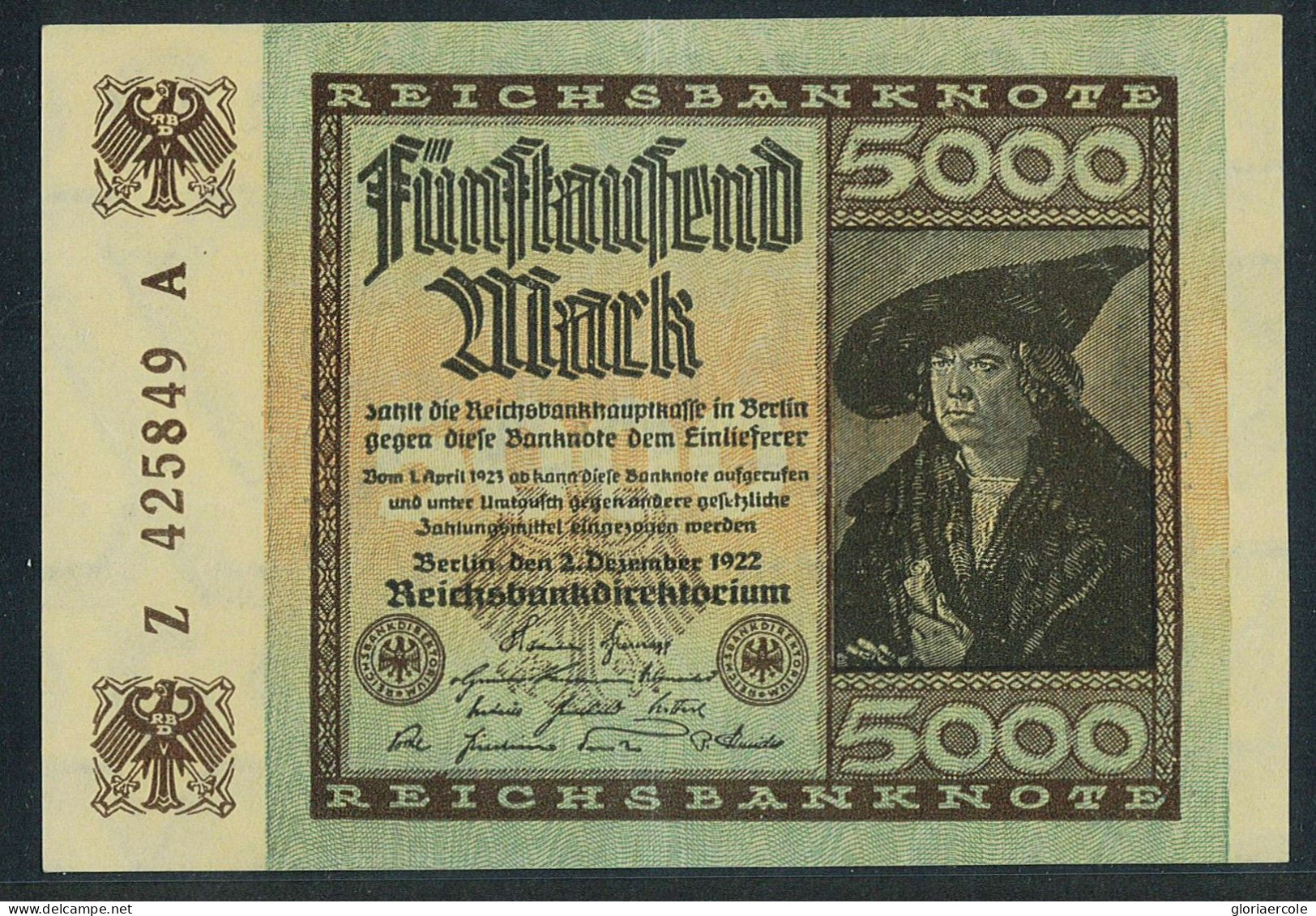 P2754 - GERMANY PAPER MONEY PICK, NR. 81 A UNCIRCULATED - Zonder Classificatie