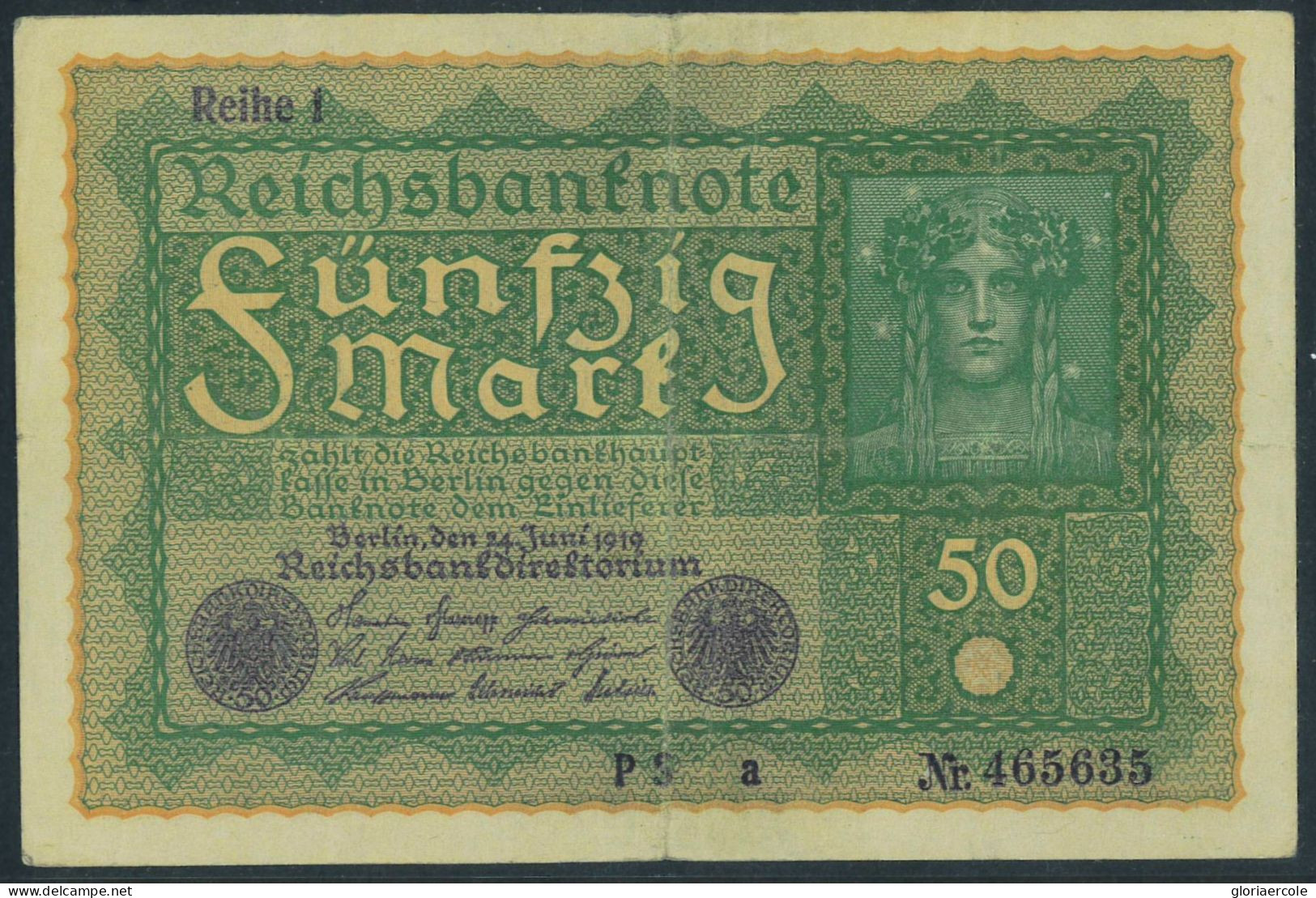 P2756 - GERMANY PAPER MONEY CAT. 66 FINE/VERY FINE CONDITION - Unclassified