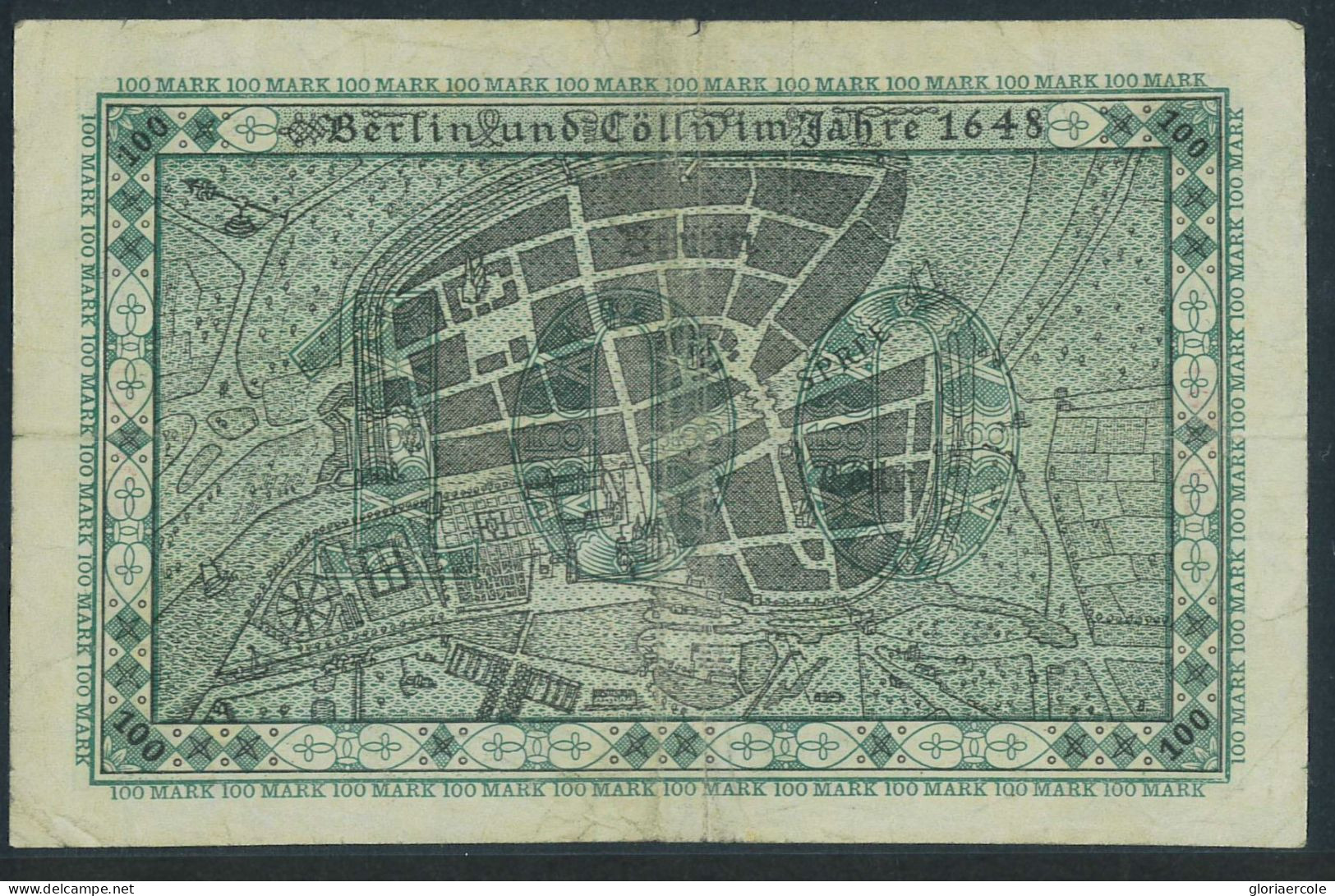 P2758 - GERMANY PAPER MONEY BERLIN LOCAL PAPER MONEY 100 MARK 1922 FINE/VERY FINE - Sin Clasificación