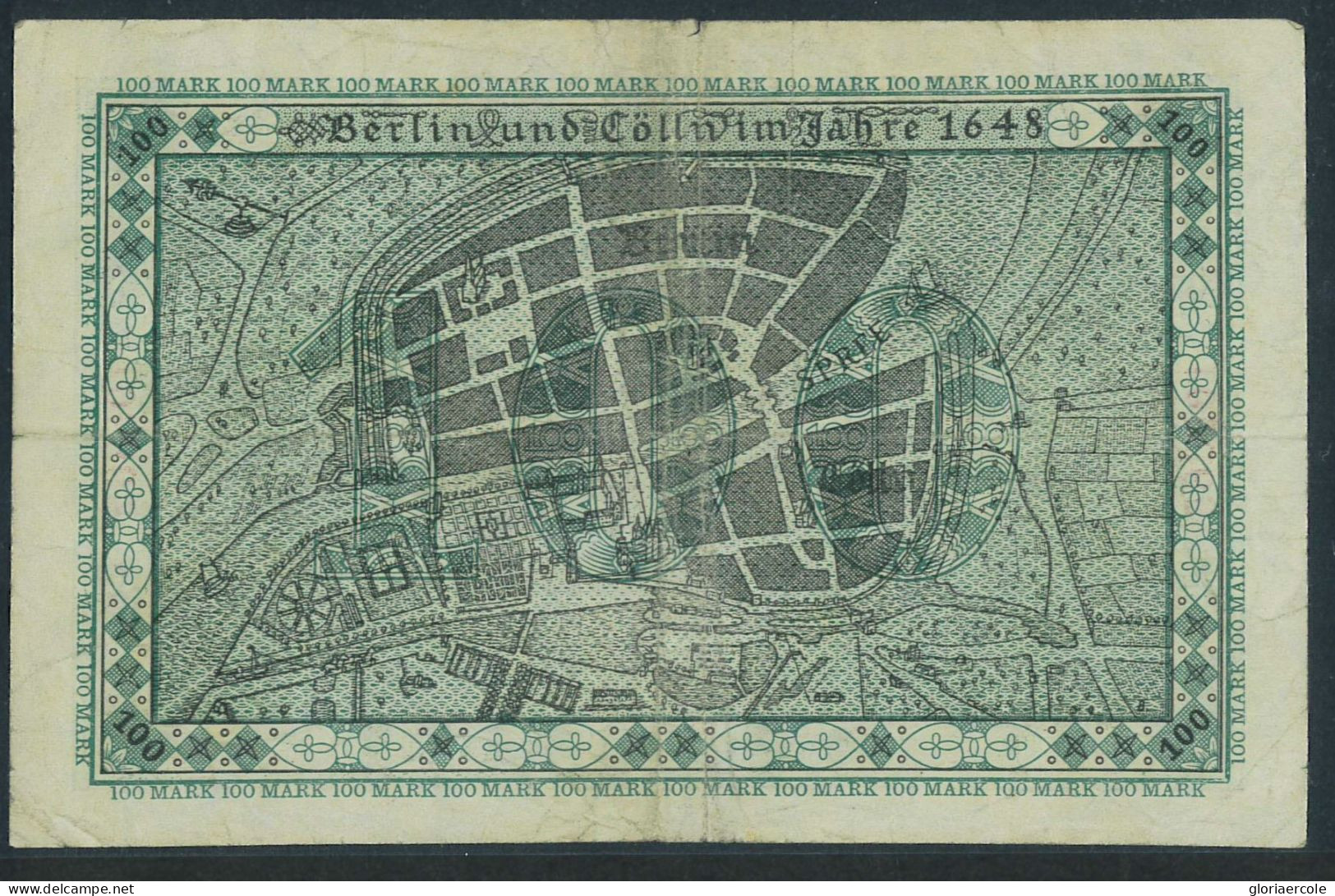 P2758 - GERMANY PAPER MONEY BERLIN LOCAL PAPER MONEY 100 MARK 1922 FINE/VERY FINE - Unclassified
