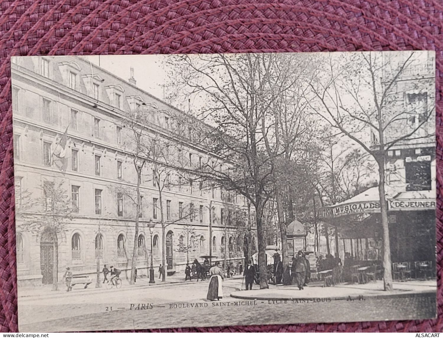 Paris , Boulevard St Michel , Lycée St Louis - Enseignement, Ecoles Et Universités