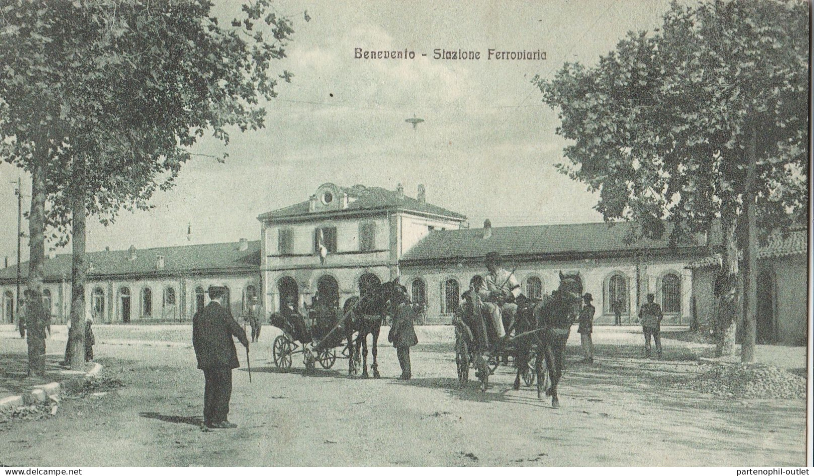 Cartolina - Postcard /  Viaggiata /  Benevento - Stazione Ferroviaria. - Benevento