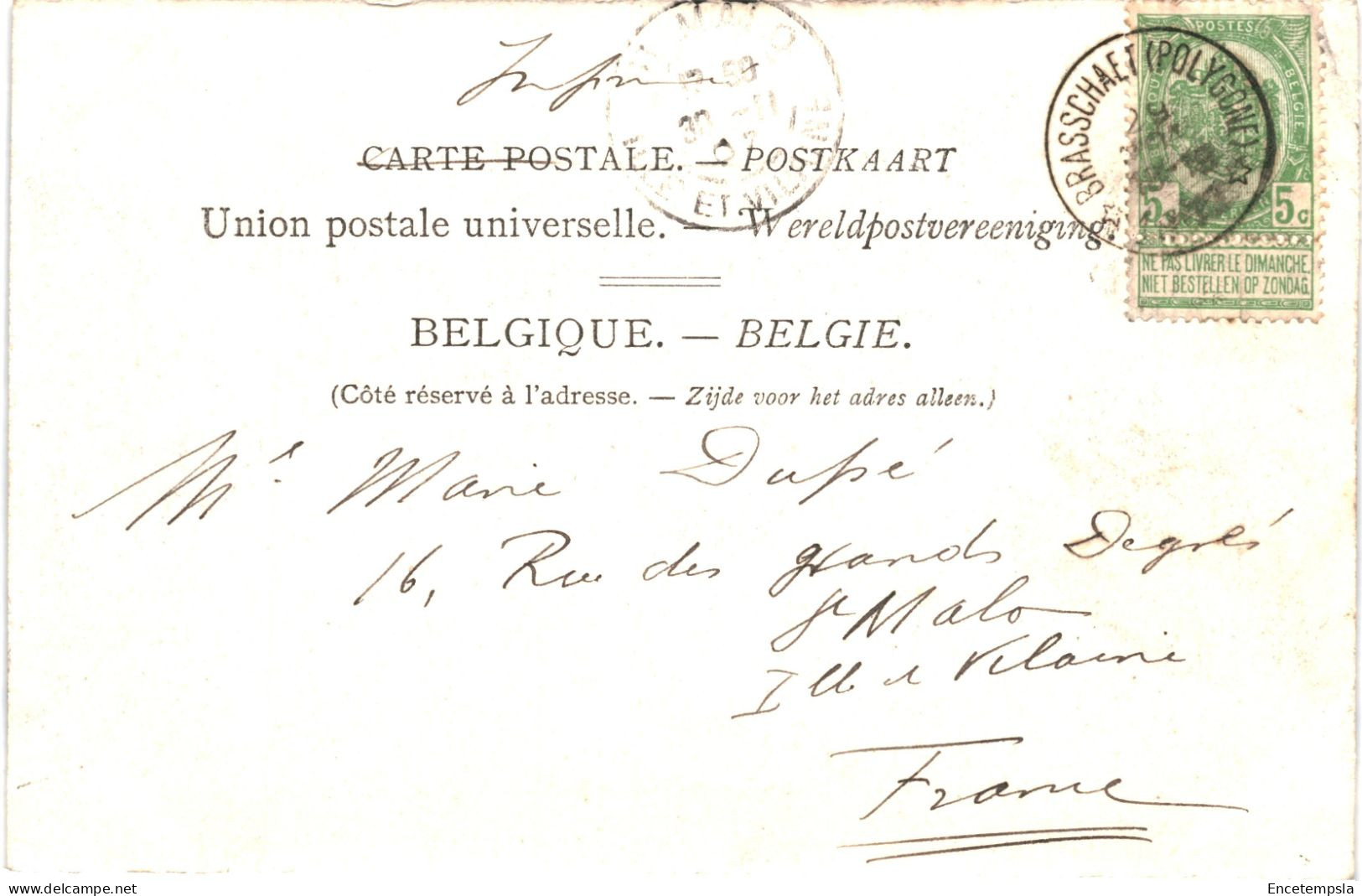 CPA Carte Postale Belgique Brasschaet Polygone Ferme Du Bellen-Hof 1903 VM78847ok - Brasschaat