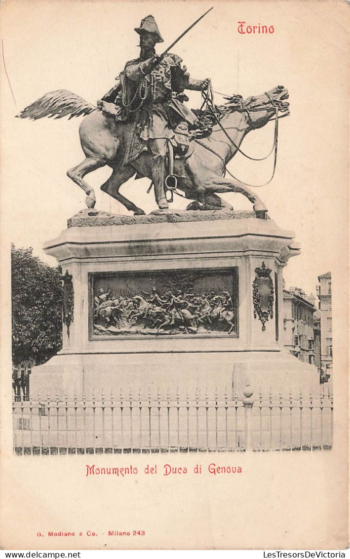 ITALIE - Torino - Monumento Del Duca Di Genova - Carte Postale Ancienne - Andere Monumenten & Gebouwen