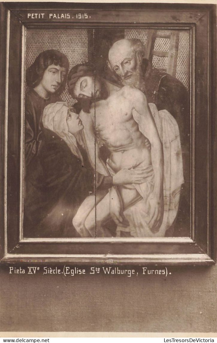 RELIGIONS & CROYANCES - Pieta XVe Siècle - Eglise Sainte Walburge - Furnes - Carte Postale Ancienne - Jésus