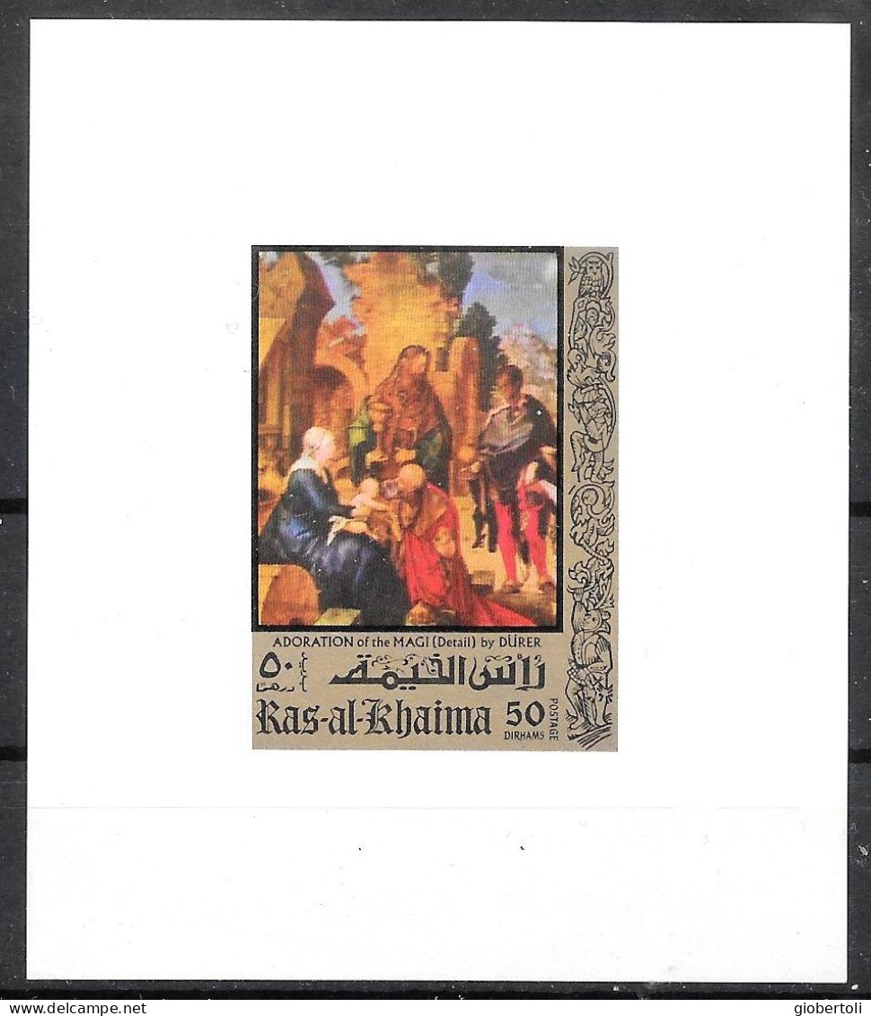 Ras Al Khaima: Prova, Proof, Epreuve, Dipinto Di  Durer, Durer's Painting, Peinture De Dürer - Religie