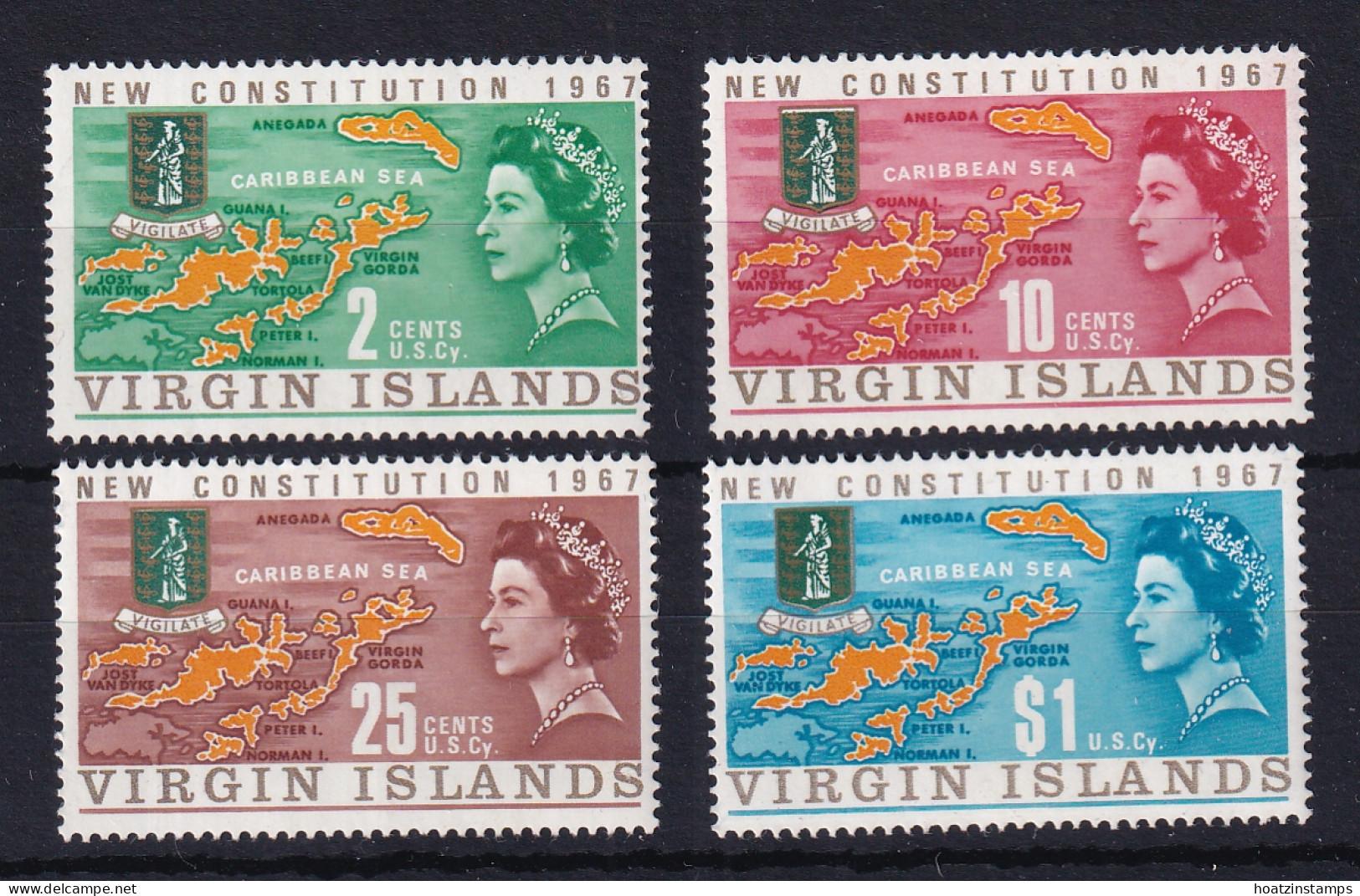 British Virgin Is: 1967   New Constitution   MNH - British Virgin Islands