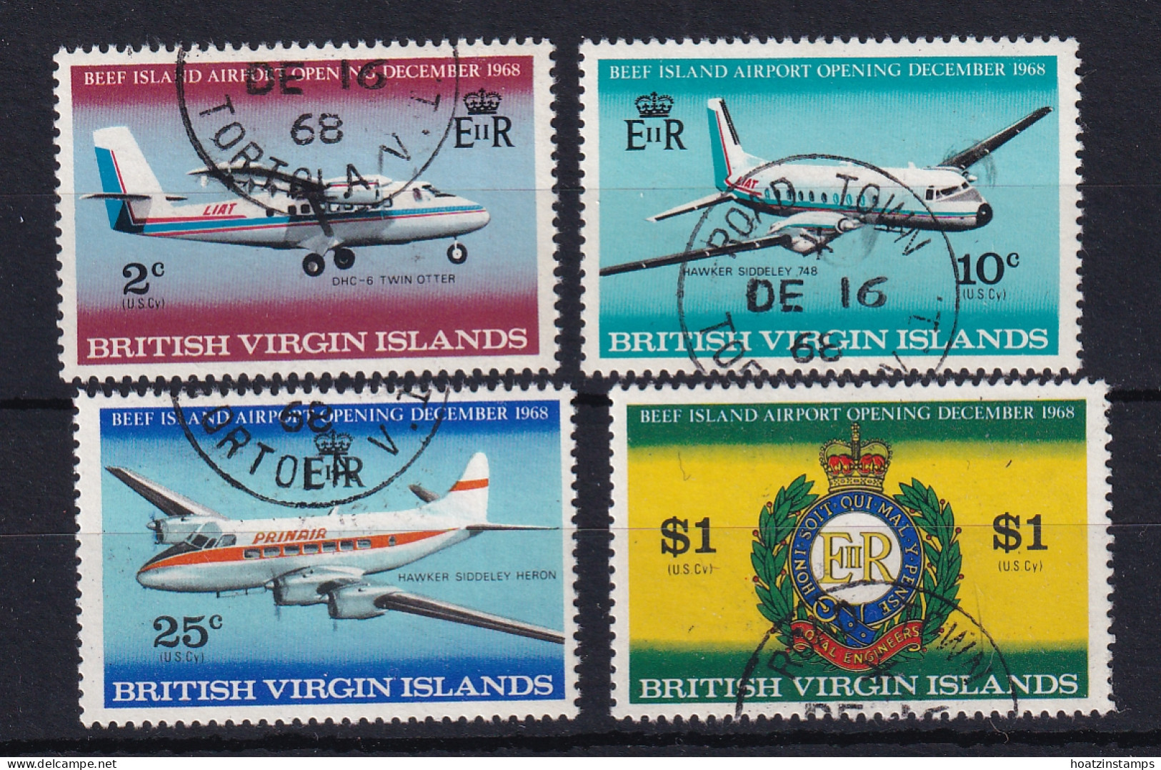 British Virgin Is: 1968   Opening Of Beef Island Airport Extension   Used - Britse Maagdeneilanden