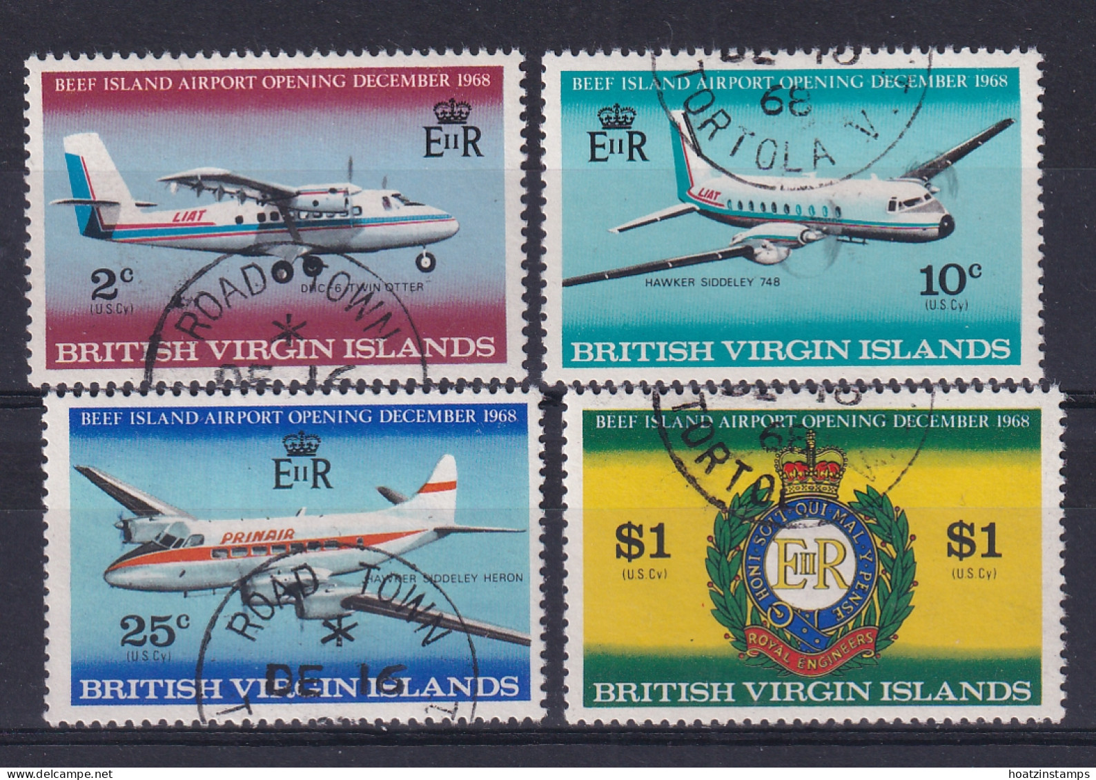 British Virgin Is: 1968   Opening Of Beef Island Airport Extension   Used - Britse Maagdeneilanden