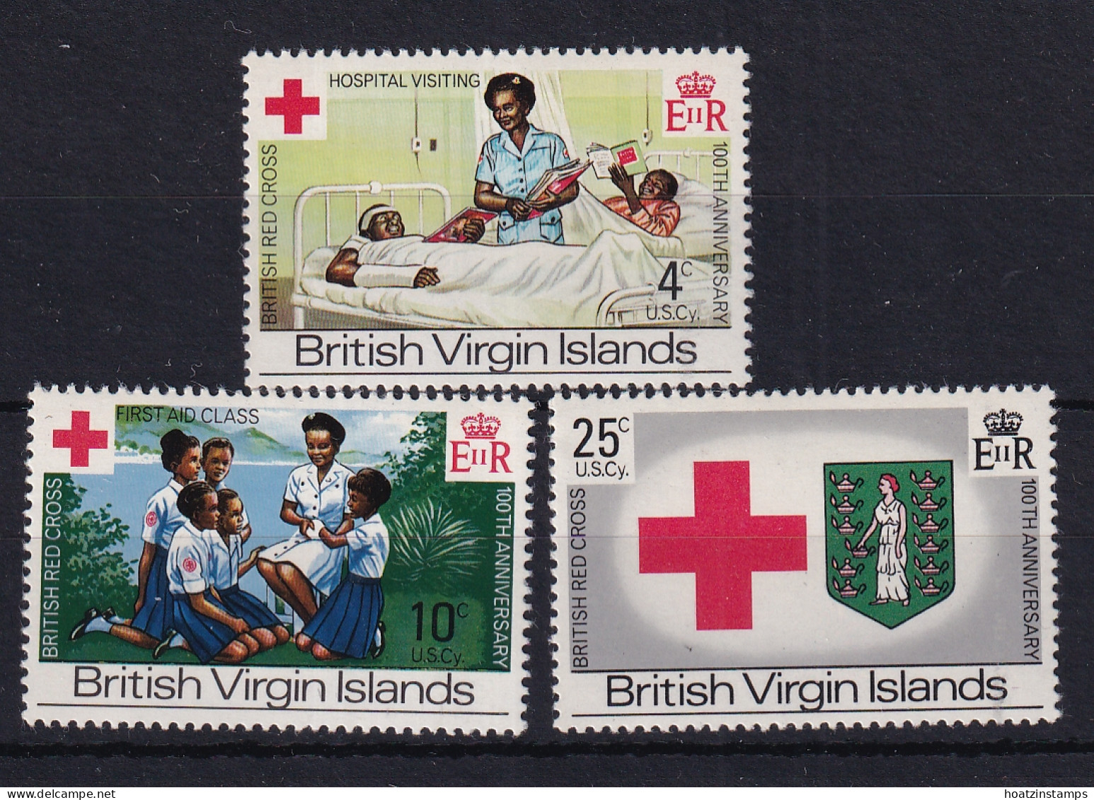 British Virgin Is: 1970   British Red Cross Centenary   MNH - Iles Vièrges Britanniques