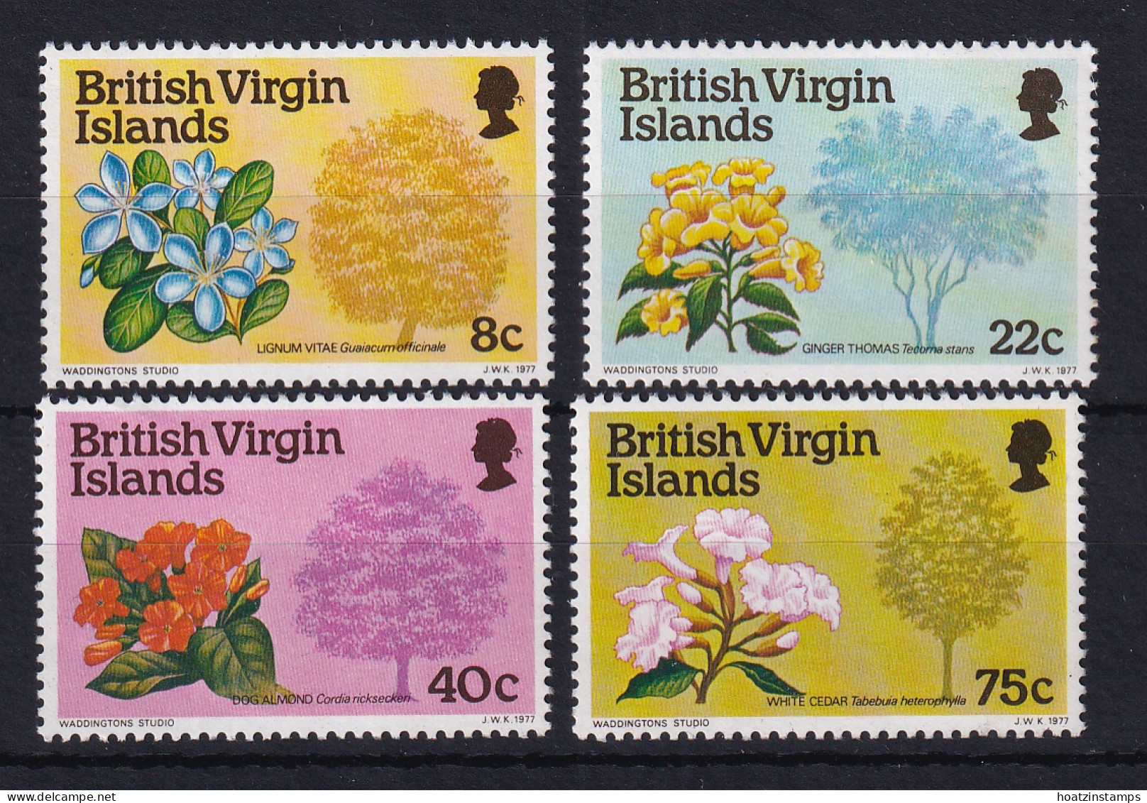 British Virgin Is: 1978   Flowering Trees   MNH - British Virgin Islands