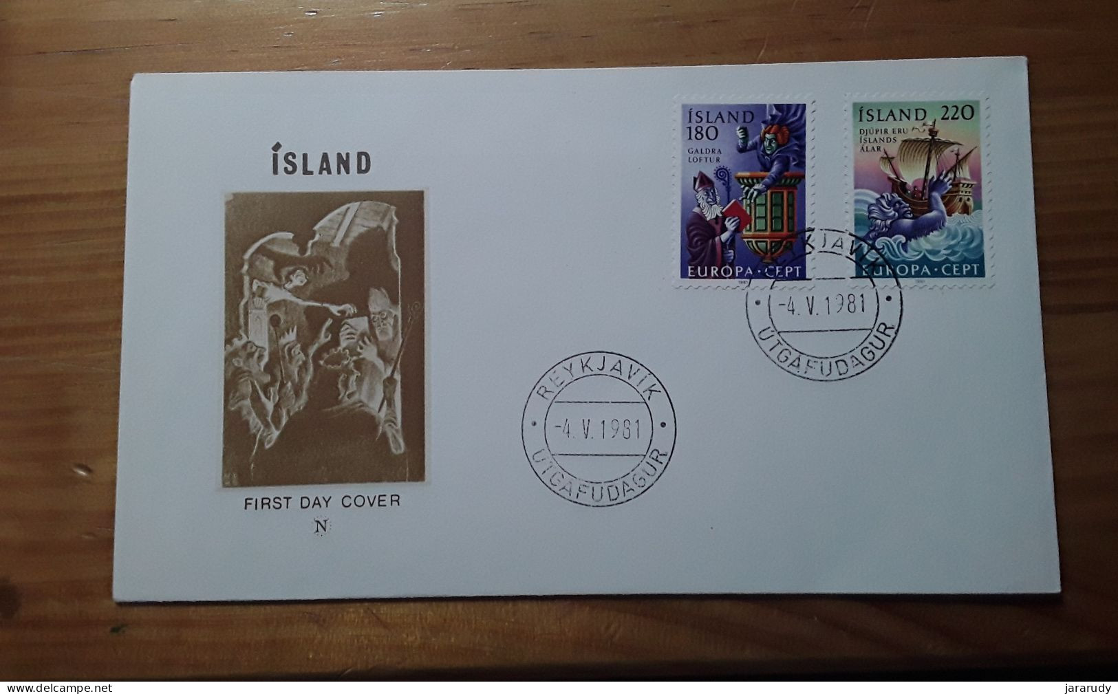 ISLANDIA EUROPA CEPT 1981 FDC/SPD MNH - FDC