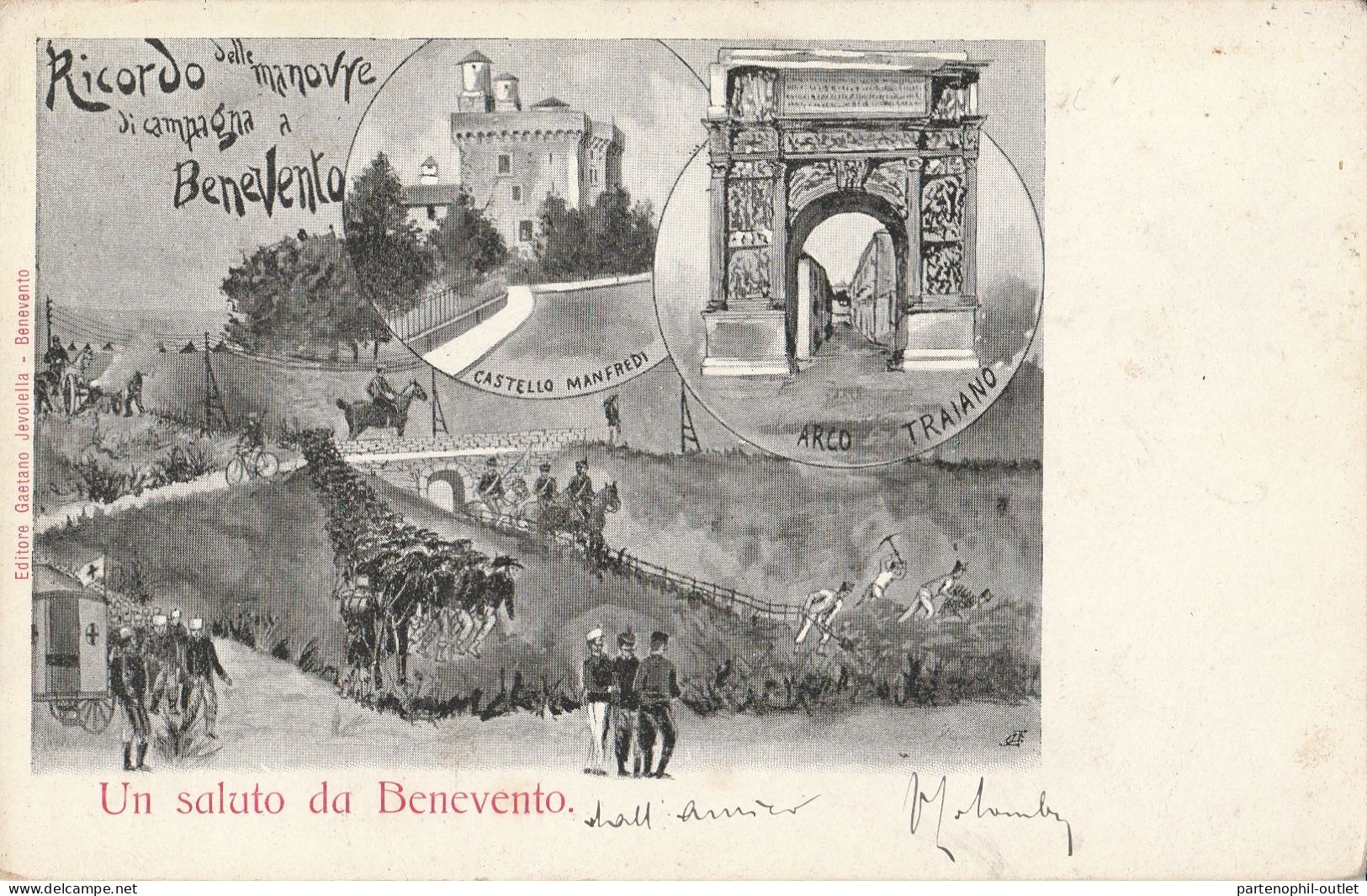 Cartolina - Postcard /  Viaggiata /  Un Saluto Da Benevento - Benevento