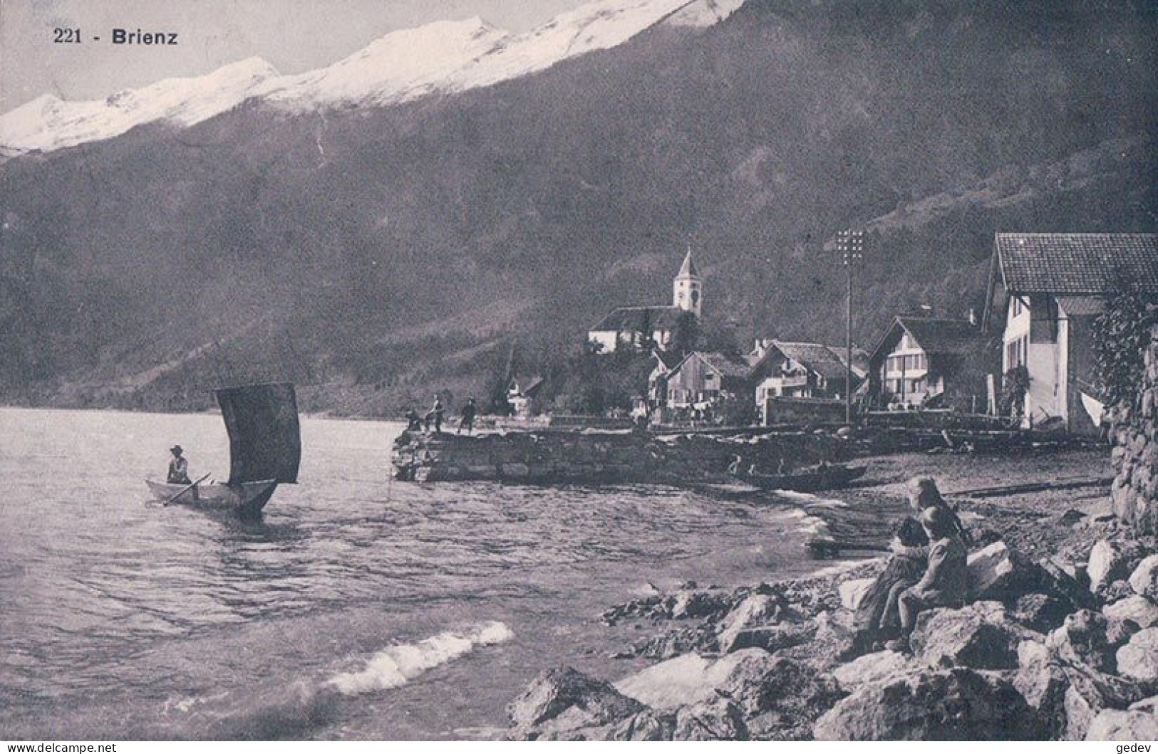 Brienz BE, Barque à Voiles (221) - Brienz