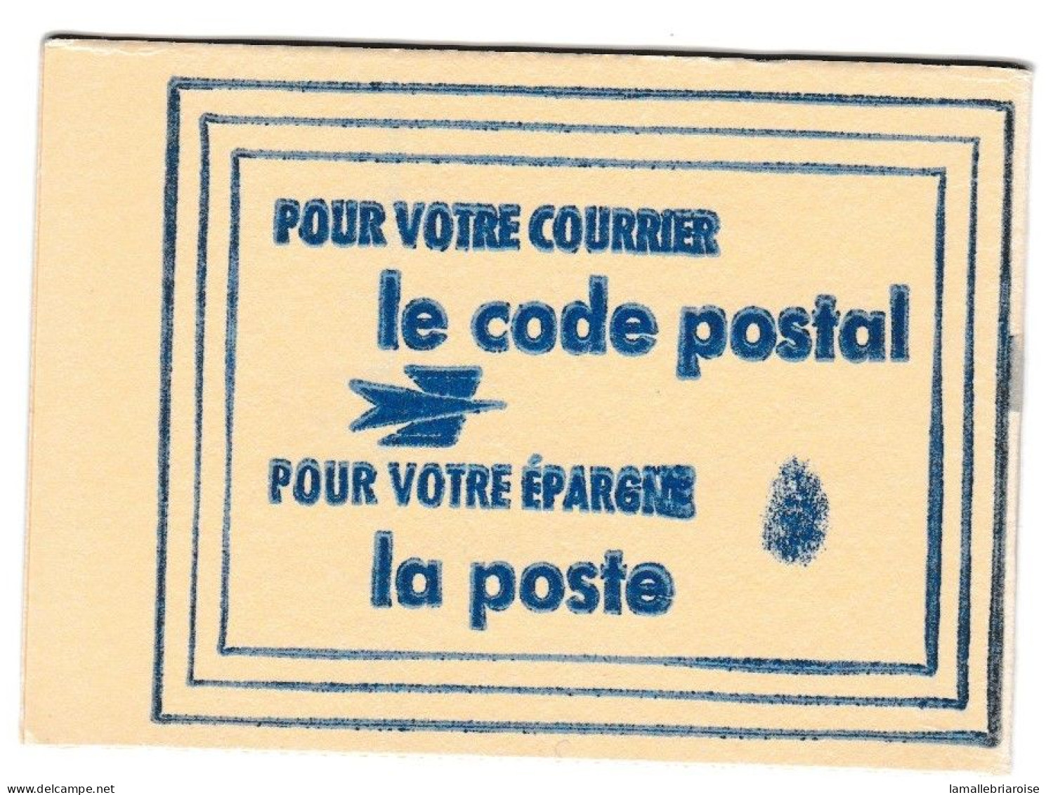 Carnet Code Postal, 31200 Toulouse, Vignette Vert-bleu, Variété Tache Sur La Couverture - Bmoques & Cuadernillos