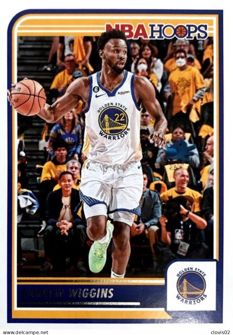 5 Andrew Wiggins - Golden State Warriors - Carte Panini 2023-2024 NBA Hoops Base Cards - Other & Unclassified