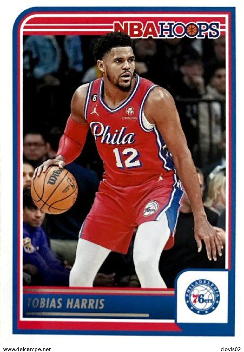 10 Tobias Harris - Philadelphia 76ers - Carte Panini 2023-2024 NBA Hoops Base Cards - Andere & Zonder Classificatie