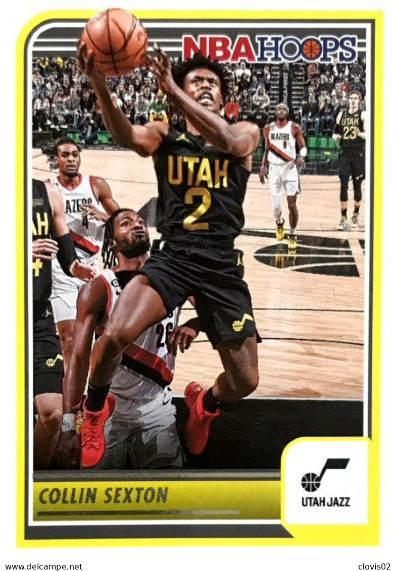 16 Collin Sexton - Utah Jazz - Carte Panini 2023-2024 NBA Hoops Base Cards - Autres & Non Classés