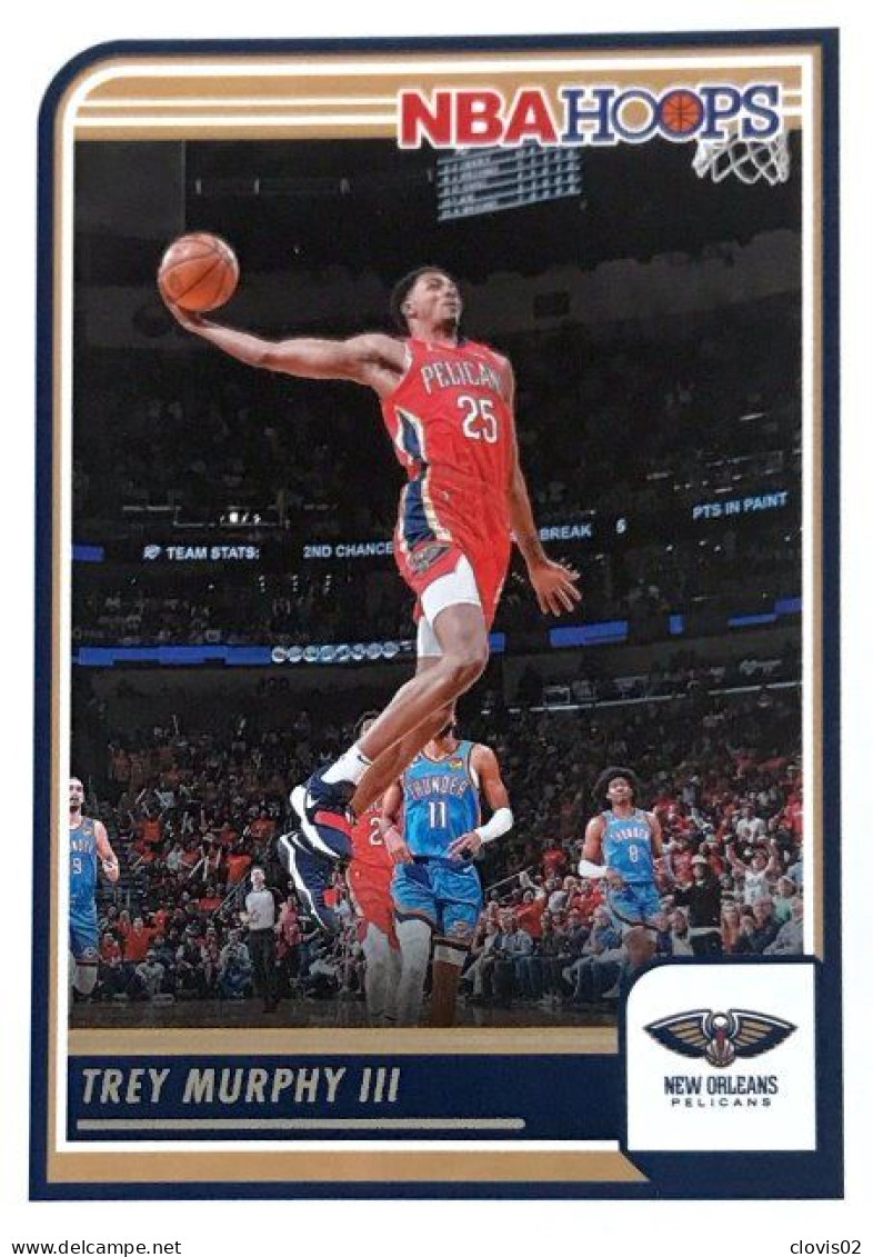 20 Trey Murphy III - New Orleans Pelicans - Carte Panini 2023-2024 NBA Hoops Base Cards - Autres & Non Classés