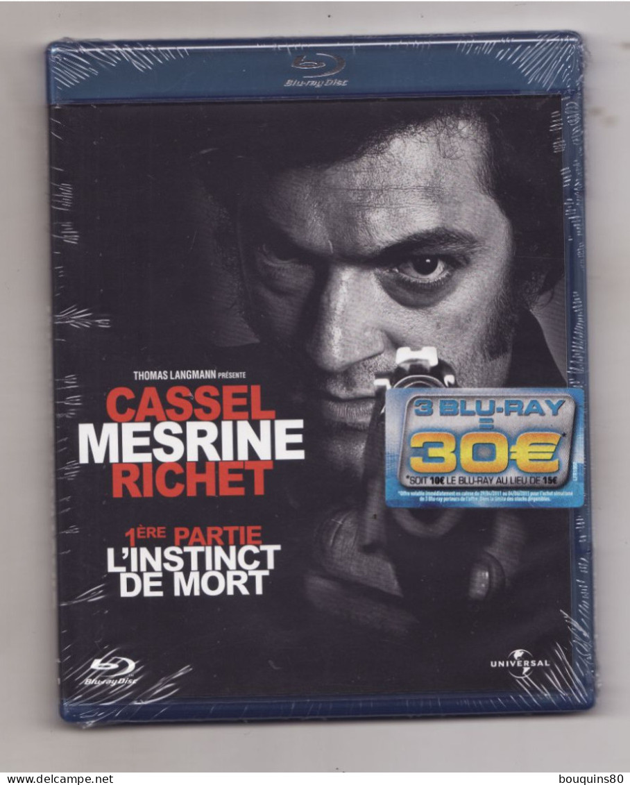 MESRINE CASSEL RICHET 1ére Partie L'INSTINCT DE MORT Neuf Encore Emballé - Politie & Thriller