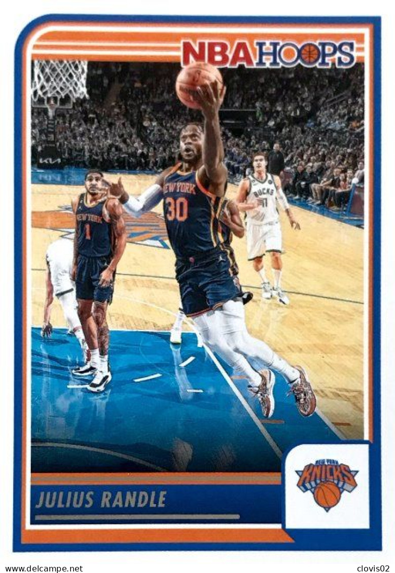 27 Julius Randle - New York Knicks - Carte Panini 2023-2024 NBA Hoops Base Cards - Autres & Non Classés