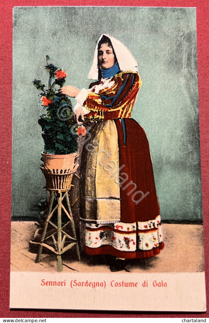 Cartolina - Costume Di Gala ( Nuoro, Sardegna ) - 1920 Ca. - Nuoro