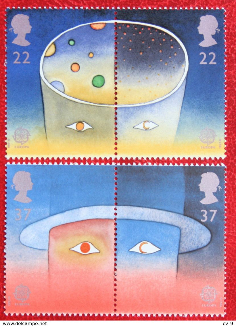 EUROPA CEPT Space (Mi 1337-1340) 1991 POSTFRIS MNH ** ENGLAND GRANDE-BRETAGNE GB GREAT BRITAIN - Unused Stamps