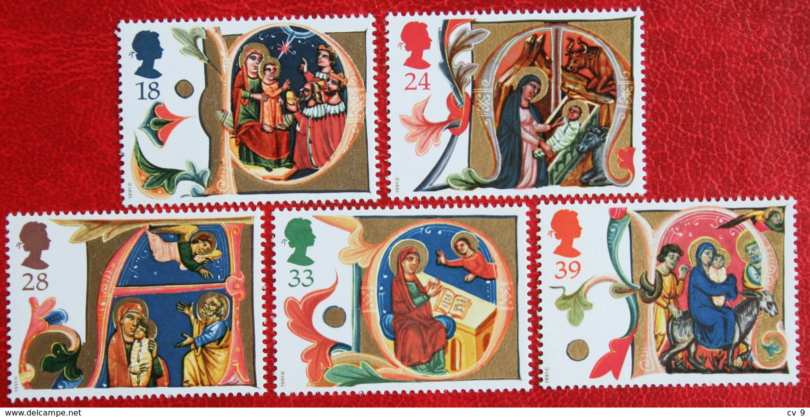 Natale Weihnachten Xmas Noel Kerst (Mi 1367-1371) 1991 POSTFRIS MNH ** ENGLAND GRANDE-BRETAGNE GB GREAT BRITAIN - Unused Stamps