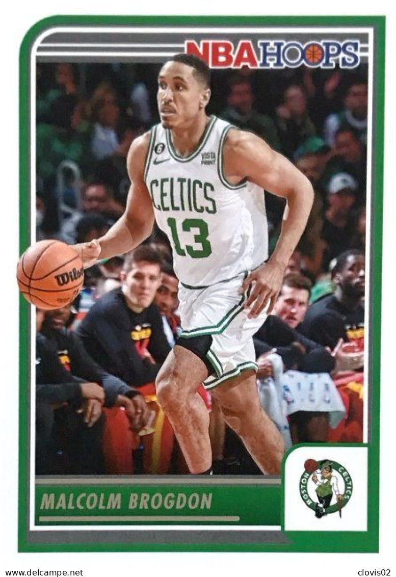 43 Malcolm Brogdon - Boston Celtics - Carte Panini 2023-2024 NBA Hoops Base Cards - Andere & Zonder Classificatie