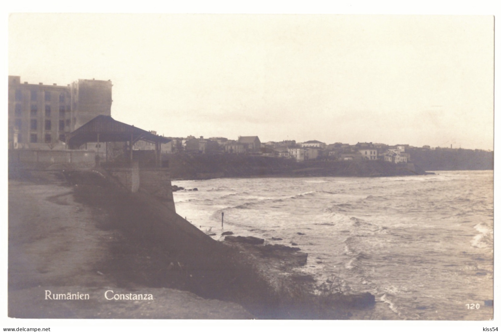 RO 42 - 18122 CONSTANTA, Faleza, Romania - Old Postcard, Real PHOTO - Unused - Romania